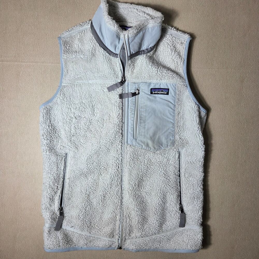 Patagonia Women's Classic Retro-X Fleece Vest Off White Size Small
